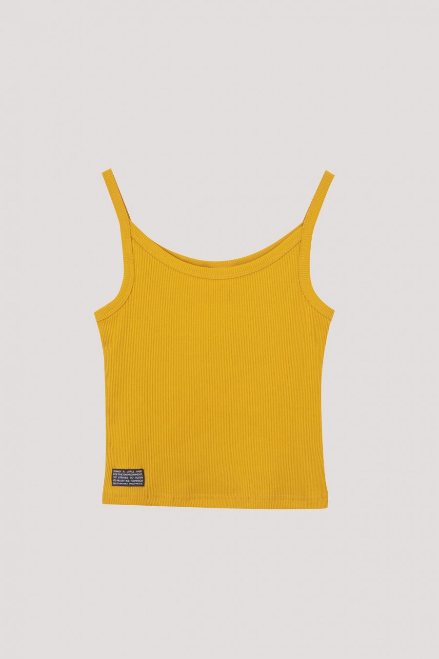 CTV000791W RIBBED CAMISOLE YELLOW