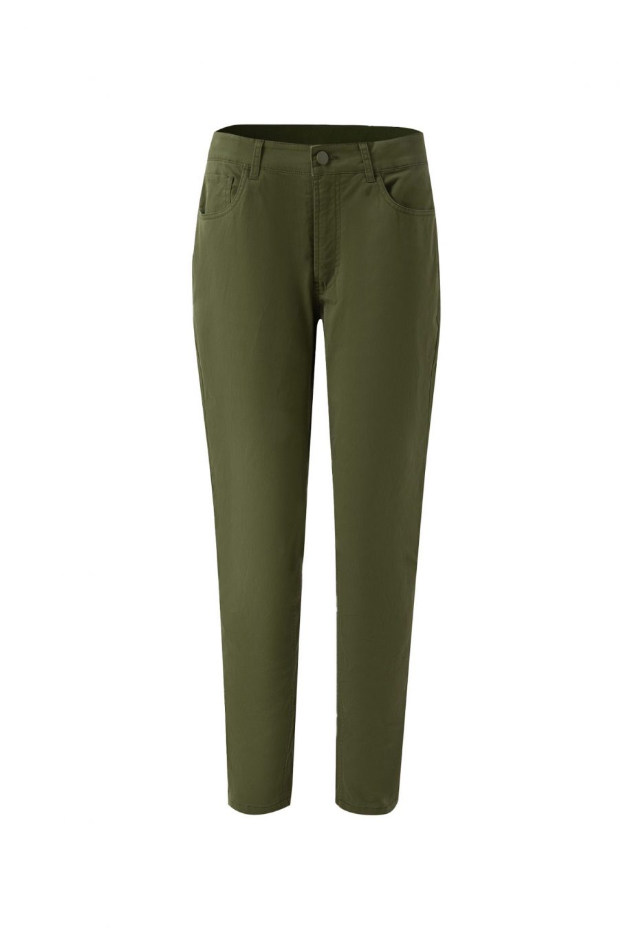 MPL900215A Classic Tapered Slim fit Chino Trousers KHAKI GREEN
