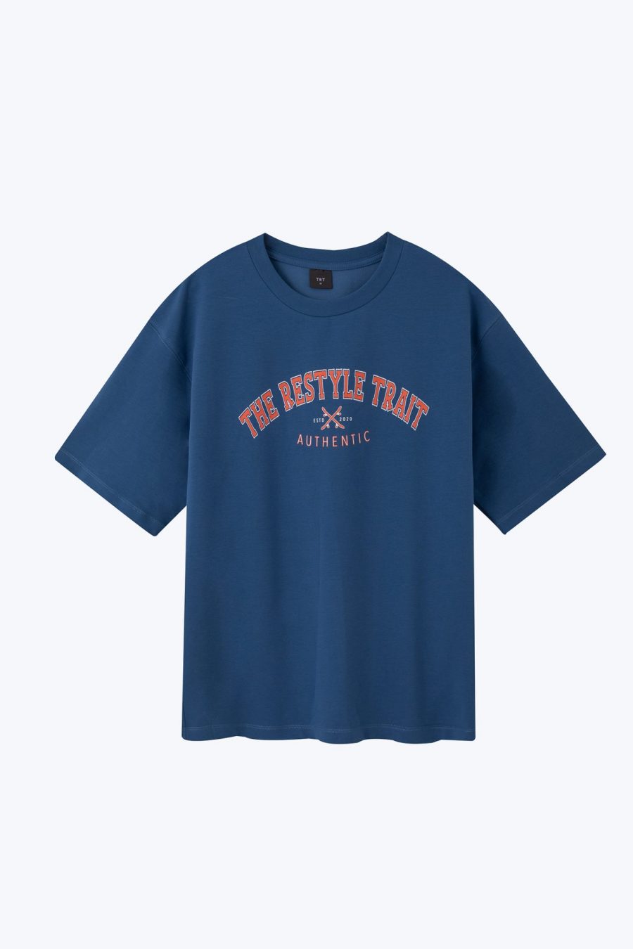 MT900232W “The Restyle Trait” Logo Tee BLUE STEEL