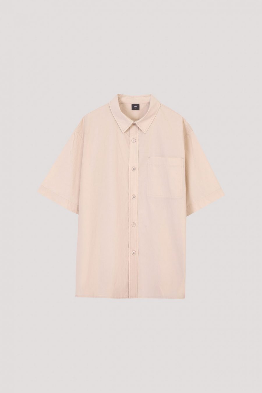 MB900105Y COTTON PATCH POCKET SHIRT SAND
