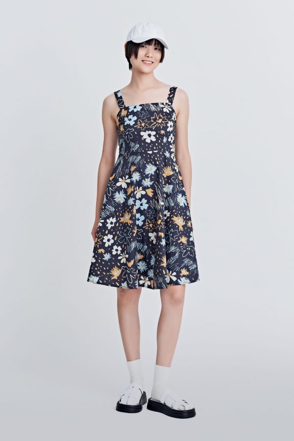 CDQ000662W FLORAL NAVY 1