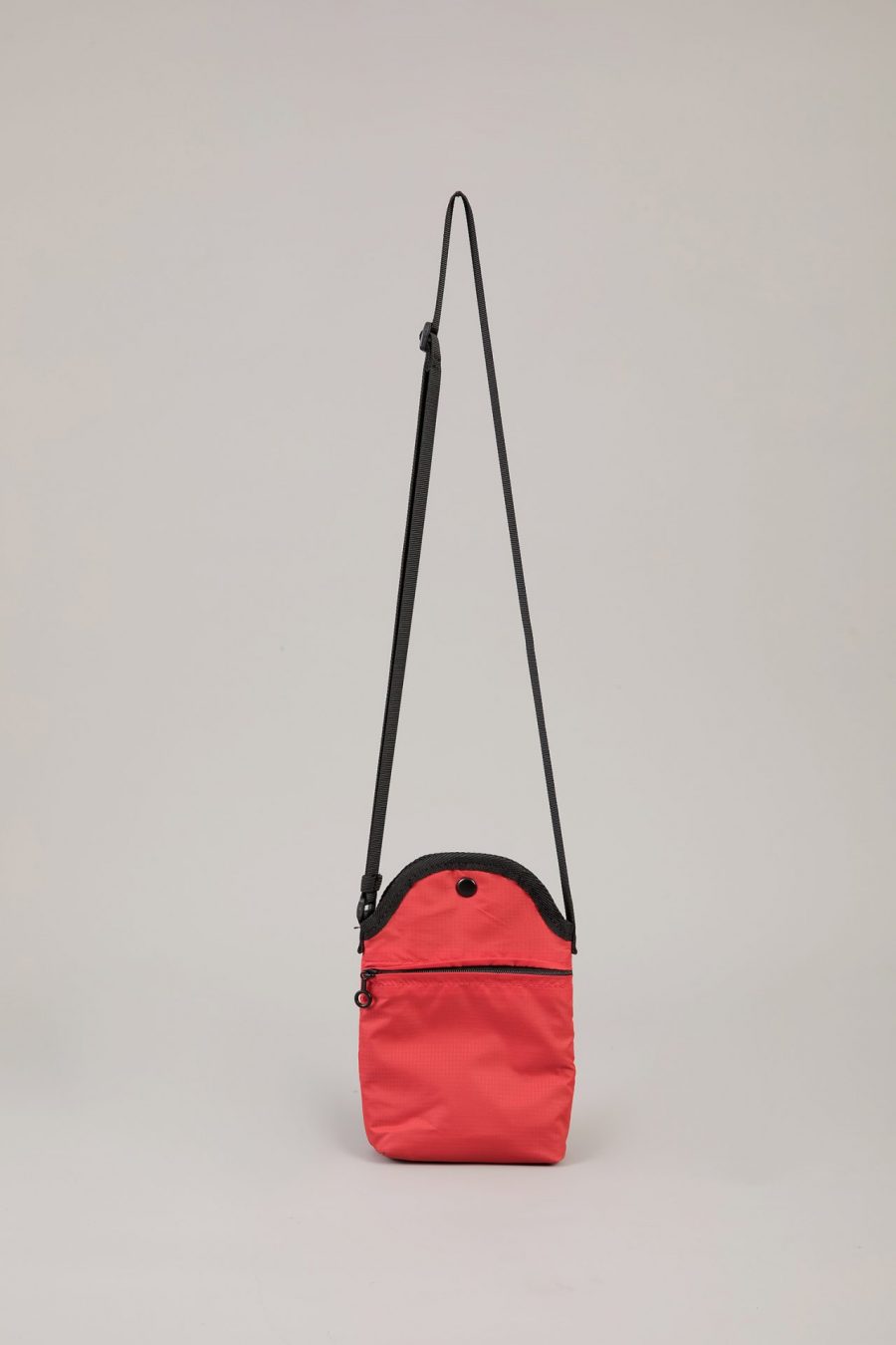 BA10150 TAP BUTTON CLOSURE SLING BAG RED