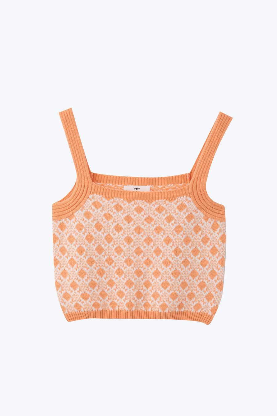 CKV001032S KNITTED CAMISOLE PEACH