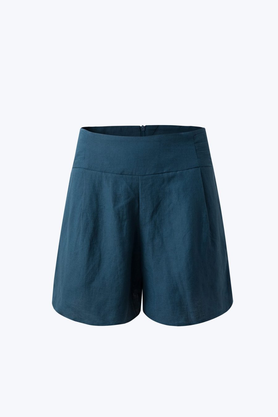 CPS001090W SIDE PLEAT SHORTS DARK TEAL