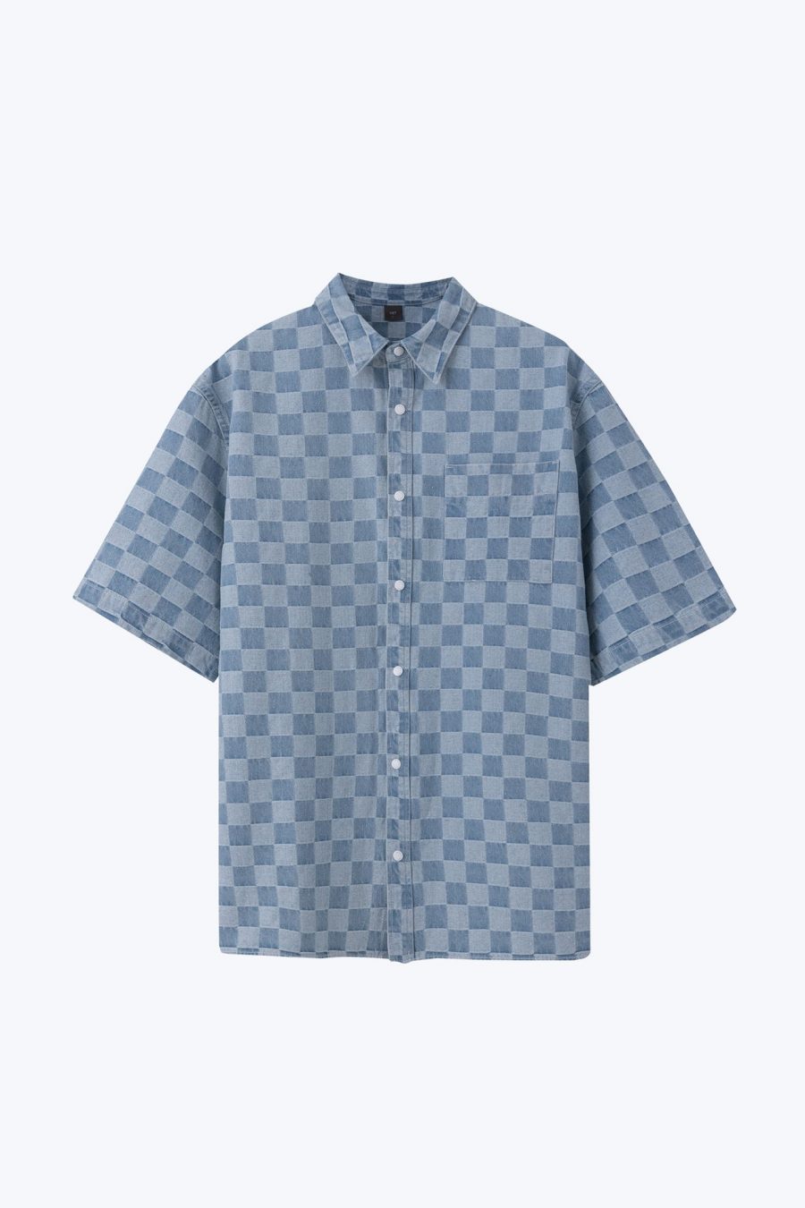 MB900258W Denim Checkerboard Shirt