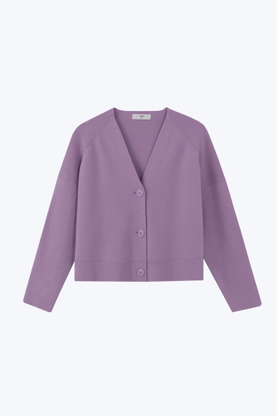CCL000478S Knitted Oversized Cardigan LILAC