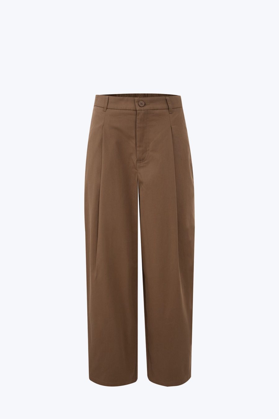 CPL001173A Pleated Pants COCOA
