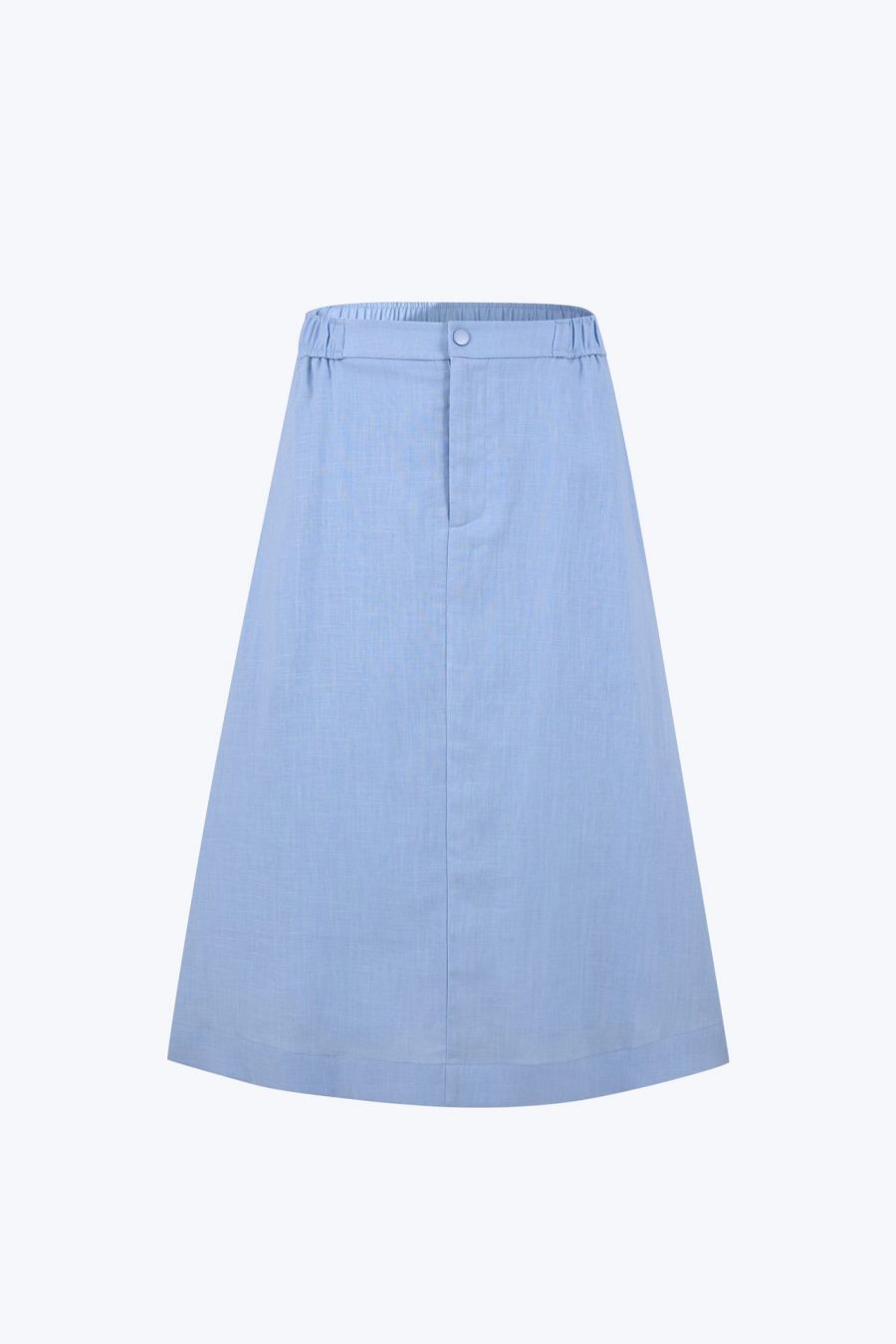 CSK001254Y Front Fly Skirt DUSTY BLUE