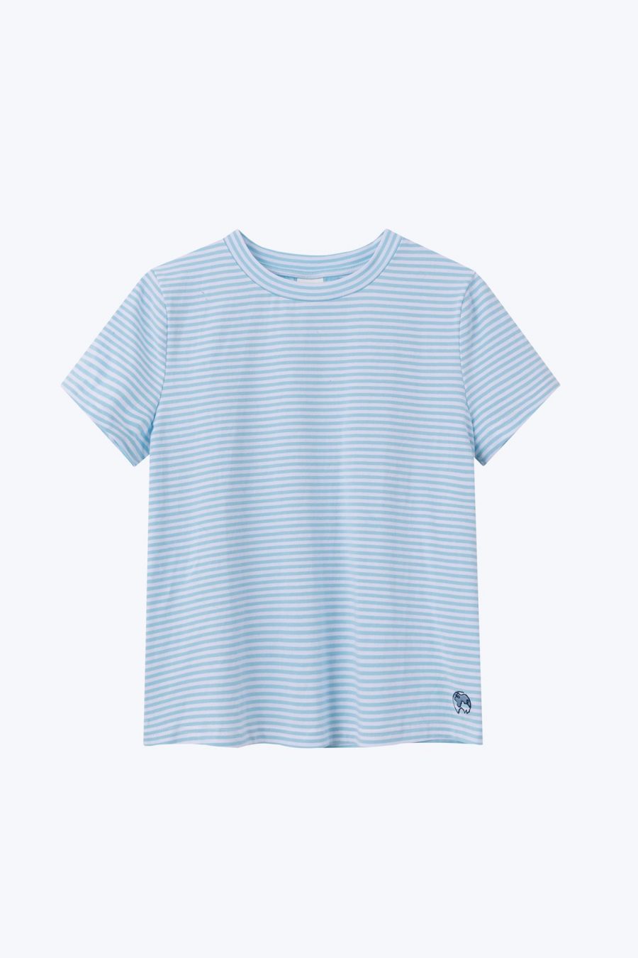 CT001244D Striped Tee w Embroidery OCEAN STRIPES