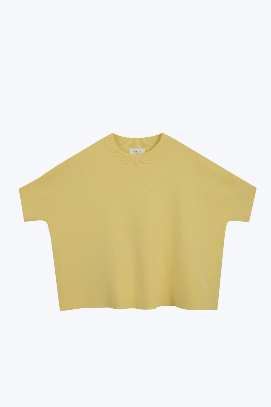 CK000157S KNITTED DOLMAN SLVS TOP CANARY