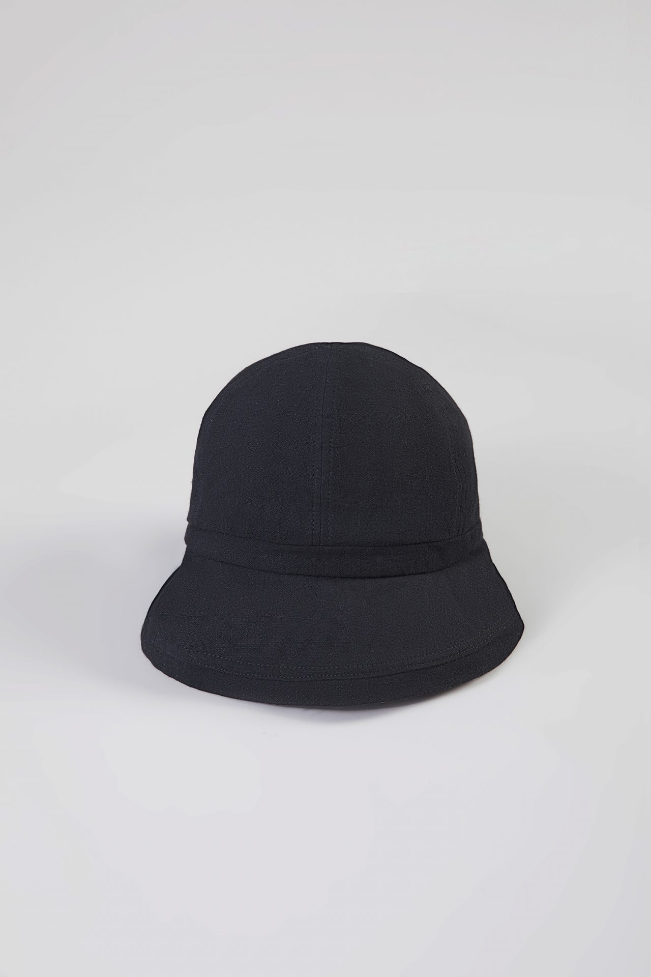 HA70077 ROUNDED BUCKET HAT BLACK 1